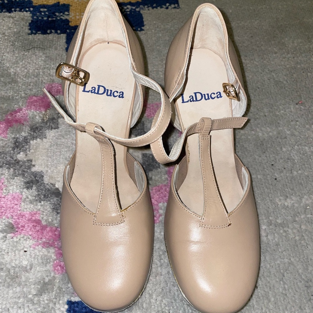 Laduca tan dance character shoes size 37